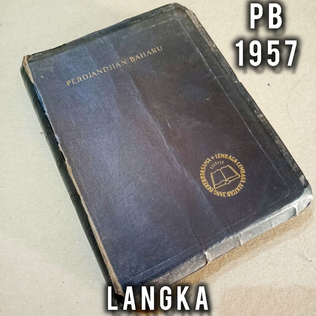 LANGKA alkitab PB 1955 pendjandjian baharu perjanjian baru bible protestan katolik wasiat jang lama