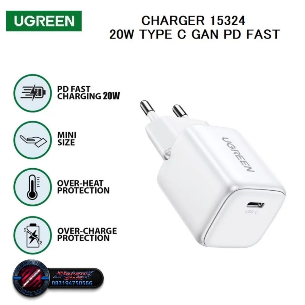 UGREEN ADAPTER 15324 NEXODE GAN 20W