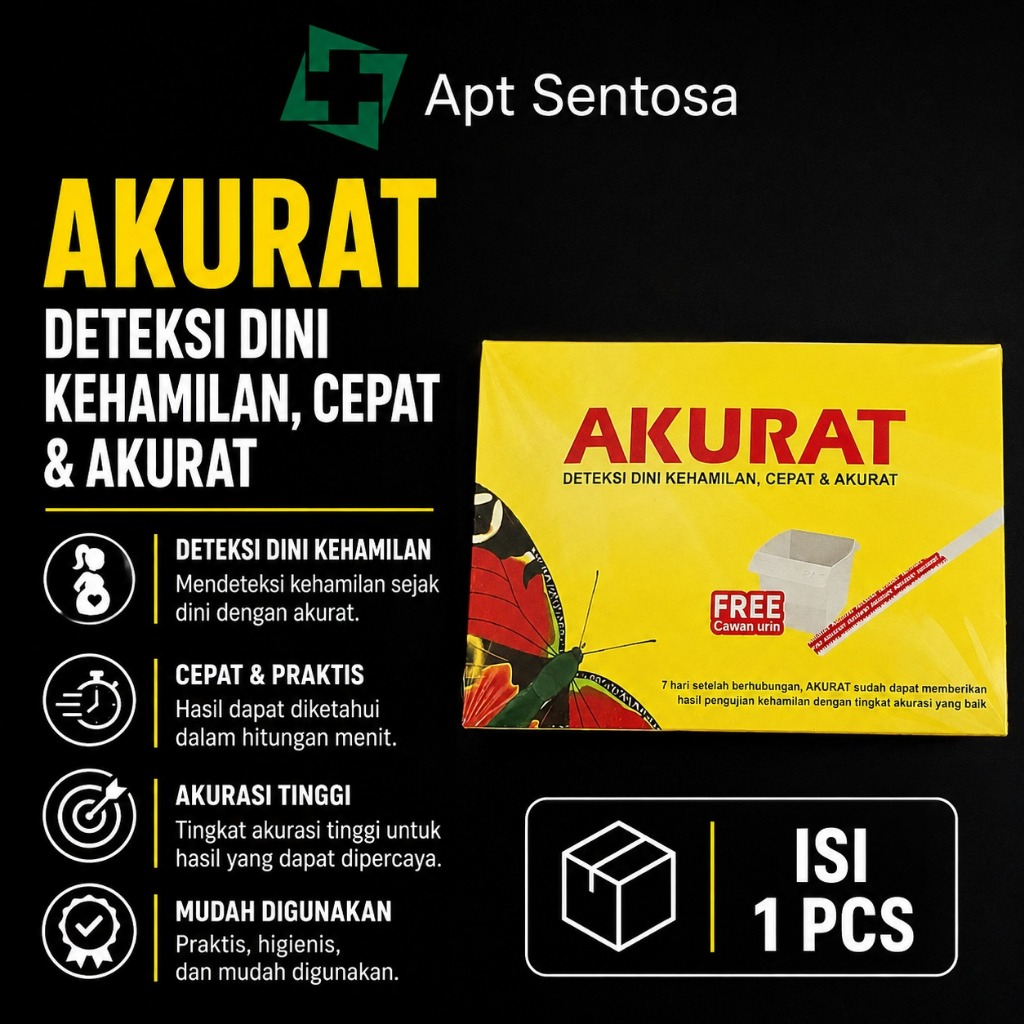 Akurat test kehamilan test pack 1 pcs