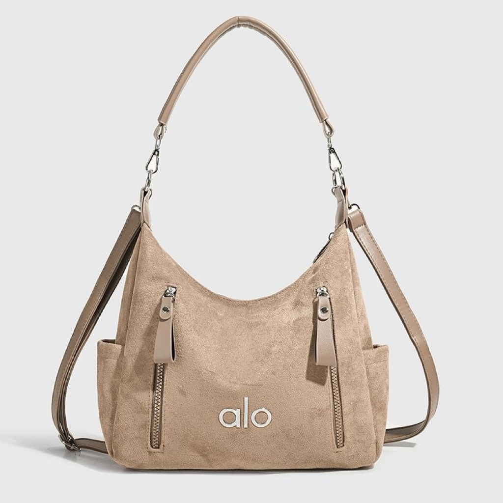 Tas Bahu dan Selempang ALO Tas Import ALO Tas Cewek ALO Bahan Suede kode JR3006