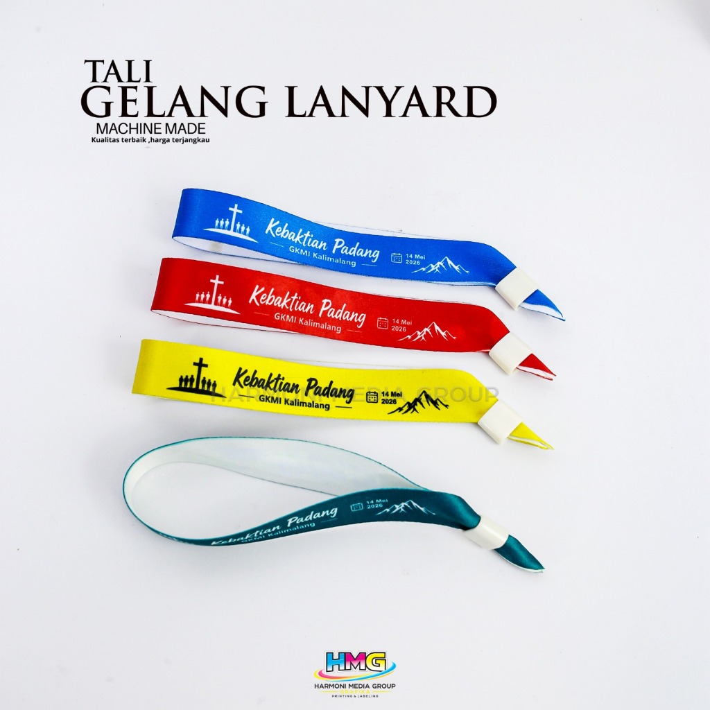 GelangTiket Konser / Wristband / Gelang Lanyard Konser Custom