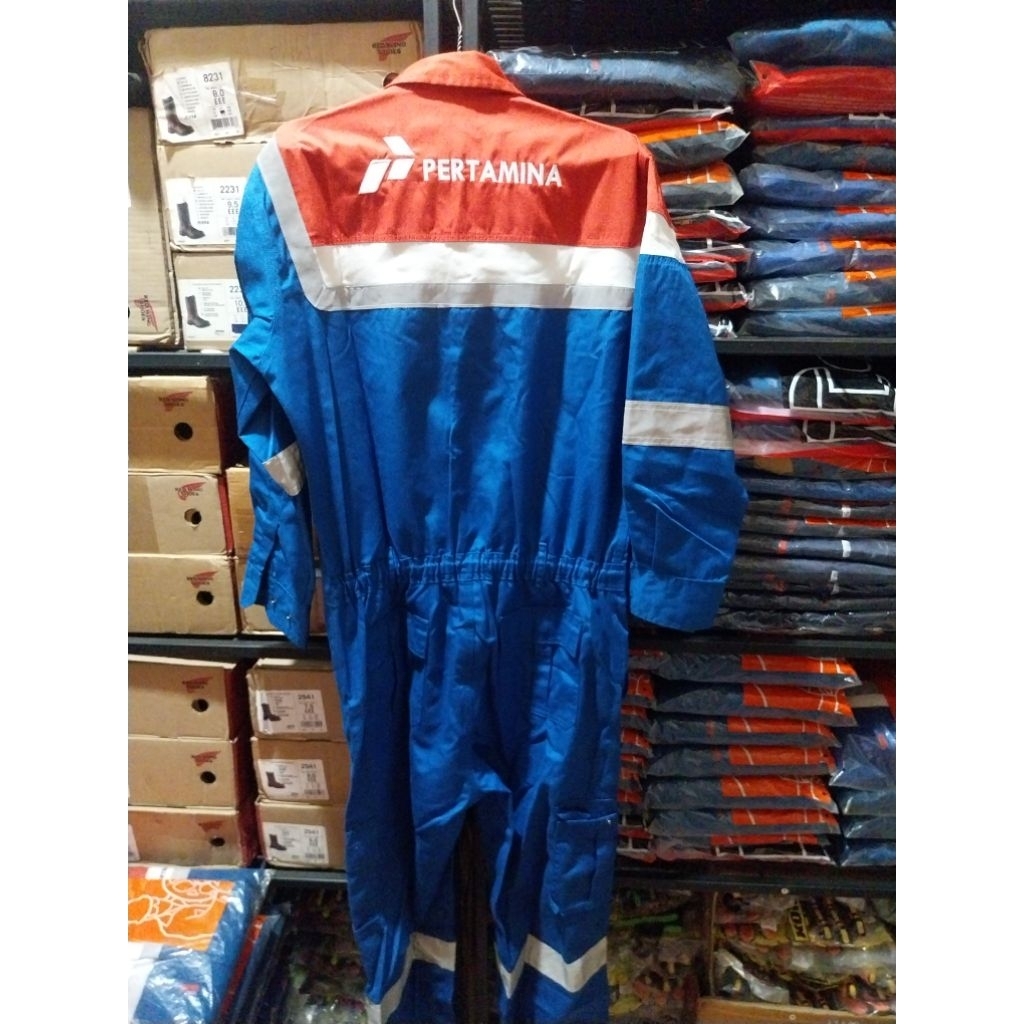Coveroll Br Flame Shield Pertamina Wearpack Br Shield Anti Flame Resistant Original