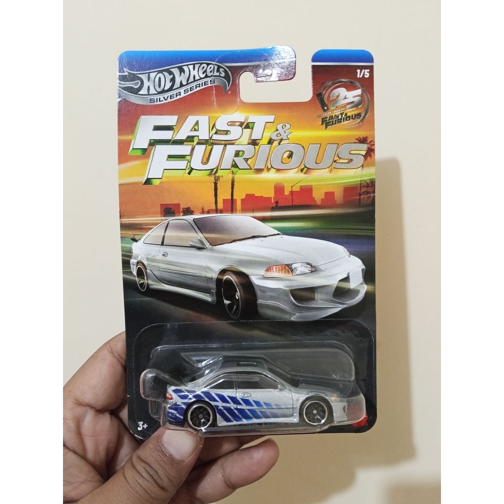 Hot wheels Hotwheels 1993 Honda civic coupe Fast Furious FNF NO Nissan silvia s15 super silhouette l