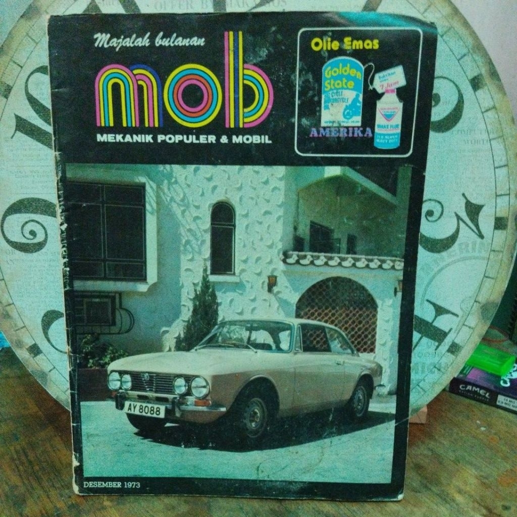 majalah mobil motor tahun desember 1973