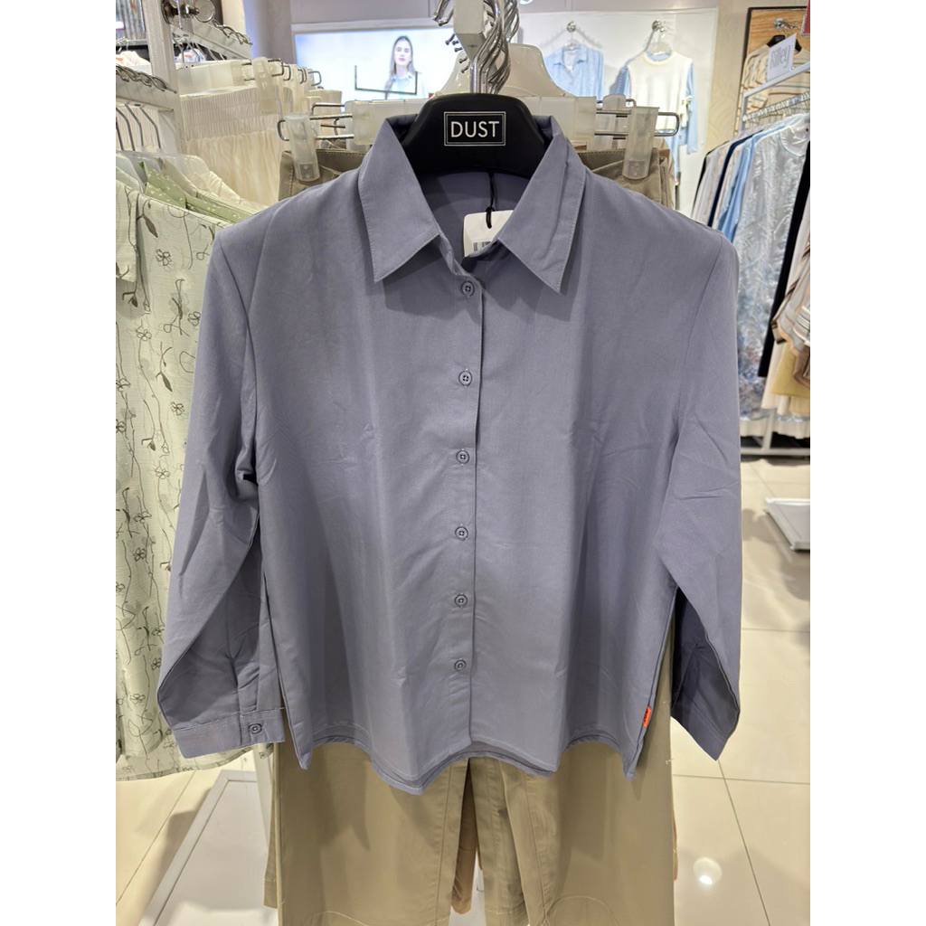 KEMEJA POLOS LENGAN PANJANG DUST BRAND MATAHARI ORIGINAL