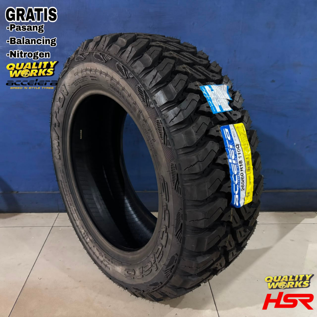 BAN MT RING 18 MOBIL PAJERO FORTUNER 265 60 R18 ACCELERA MT-01 265/60 R18