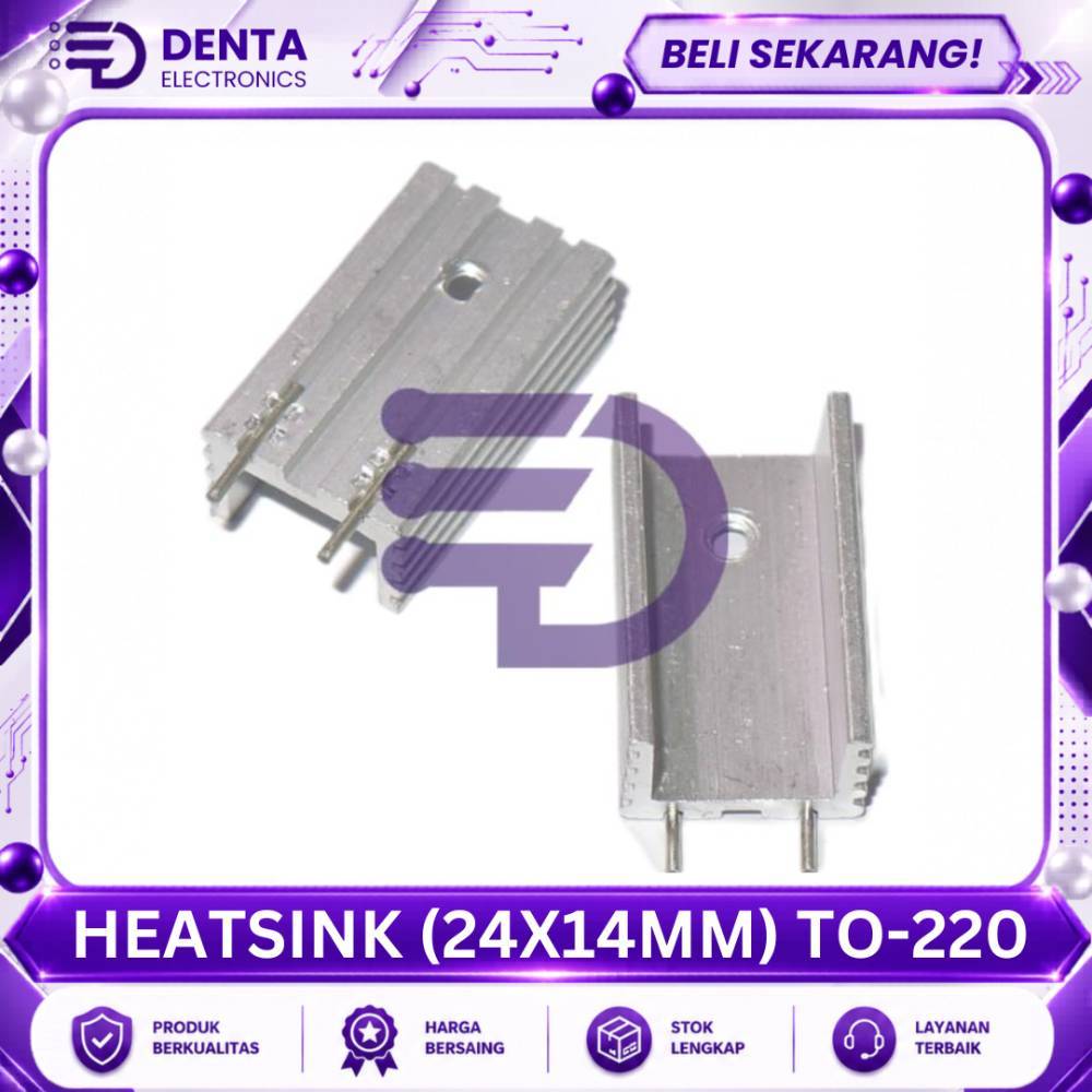 HEATSINK (24X14MM) TO-220 - Komponen Elektronik