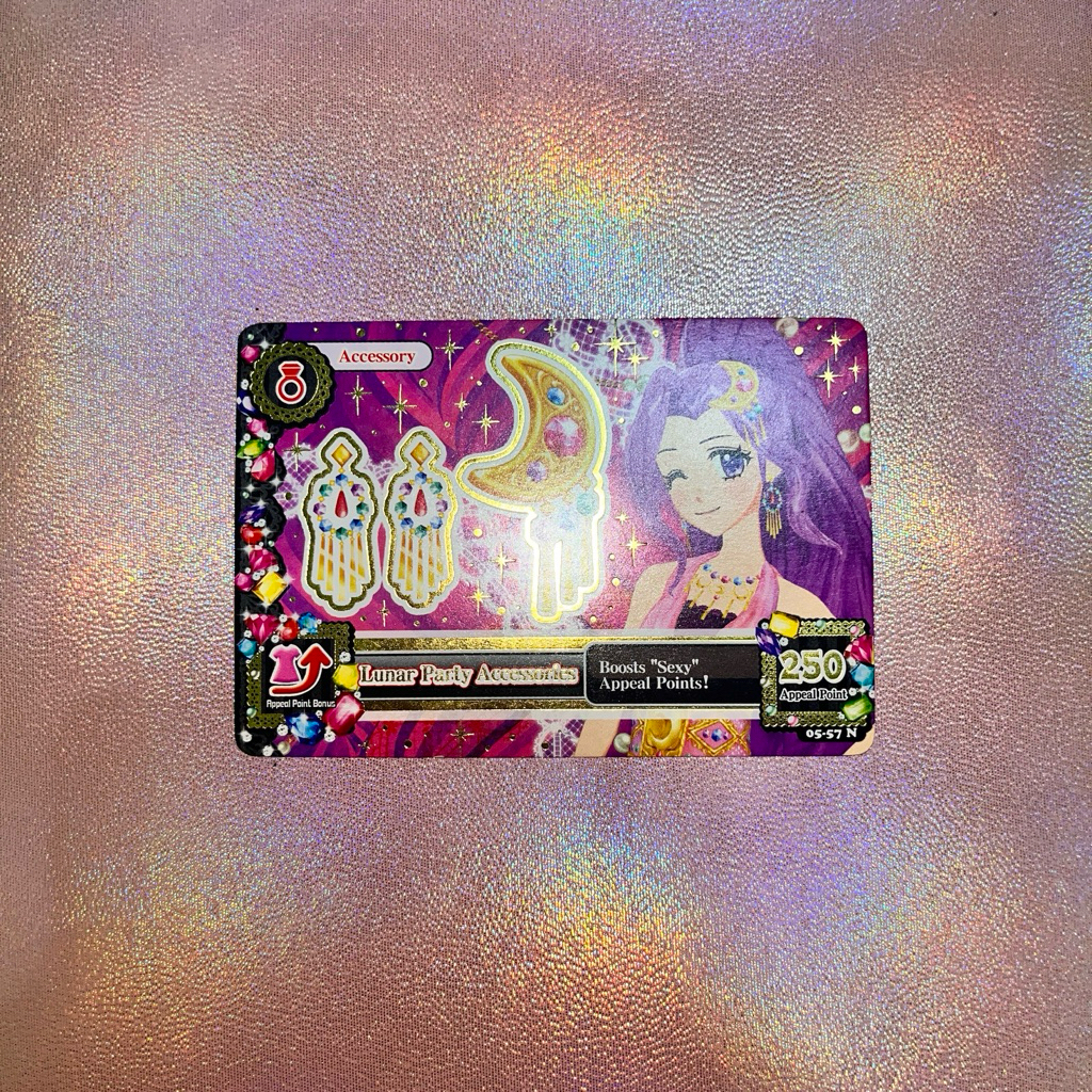 Kartu Aikatsu Official | Mizuki Kanzaki Lunar Party Acc [Baca Deskripsi]