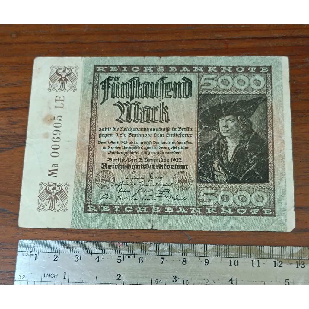 5000 Mark Jerman Thn 1922