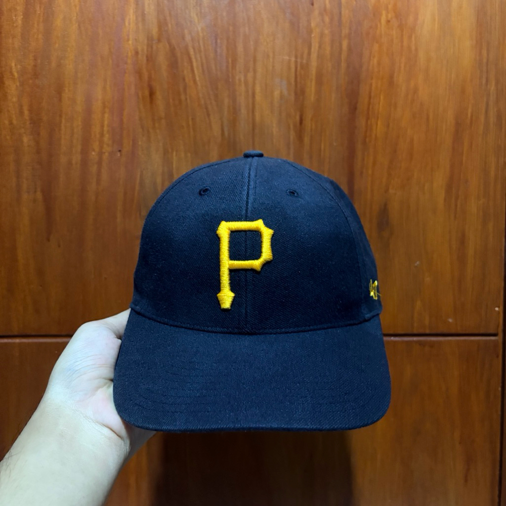 Topi baseball cap MLB pittburgh pirates black 47 brand