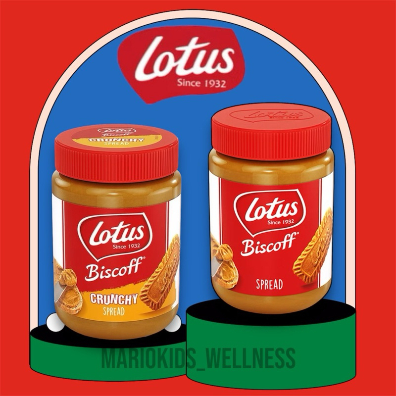 LOTUS BISCOFF JAM 03/2027 Spread Smooth Crunchy  Selai Lotus Biscoff