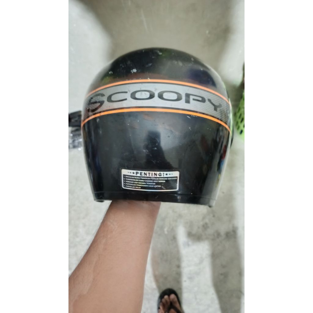 helm honda scoopy ori second