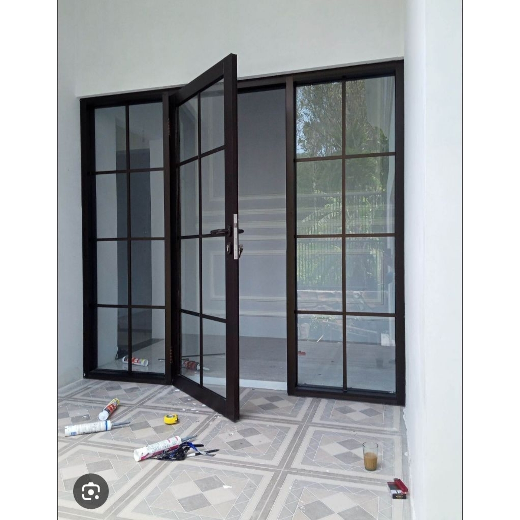 Pintu lipat kaca/pintu bifold