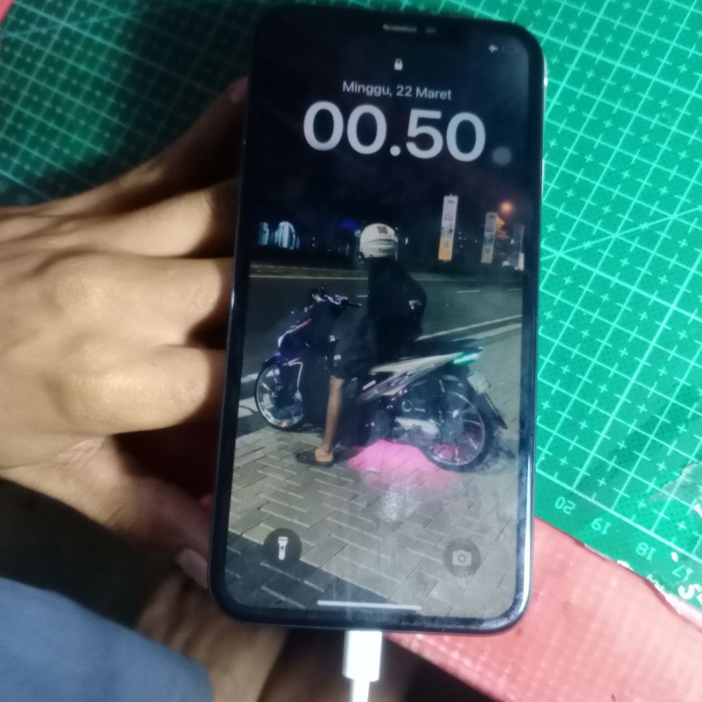 LCD iPhone XR Ori Copotan Normal | Perlu Ganti Touchscreen | Fleksibel Touch Putus | Bahan Servis