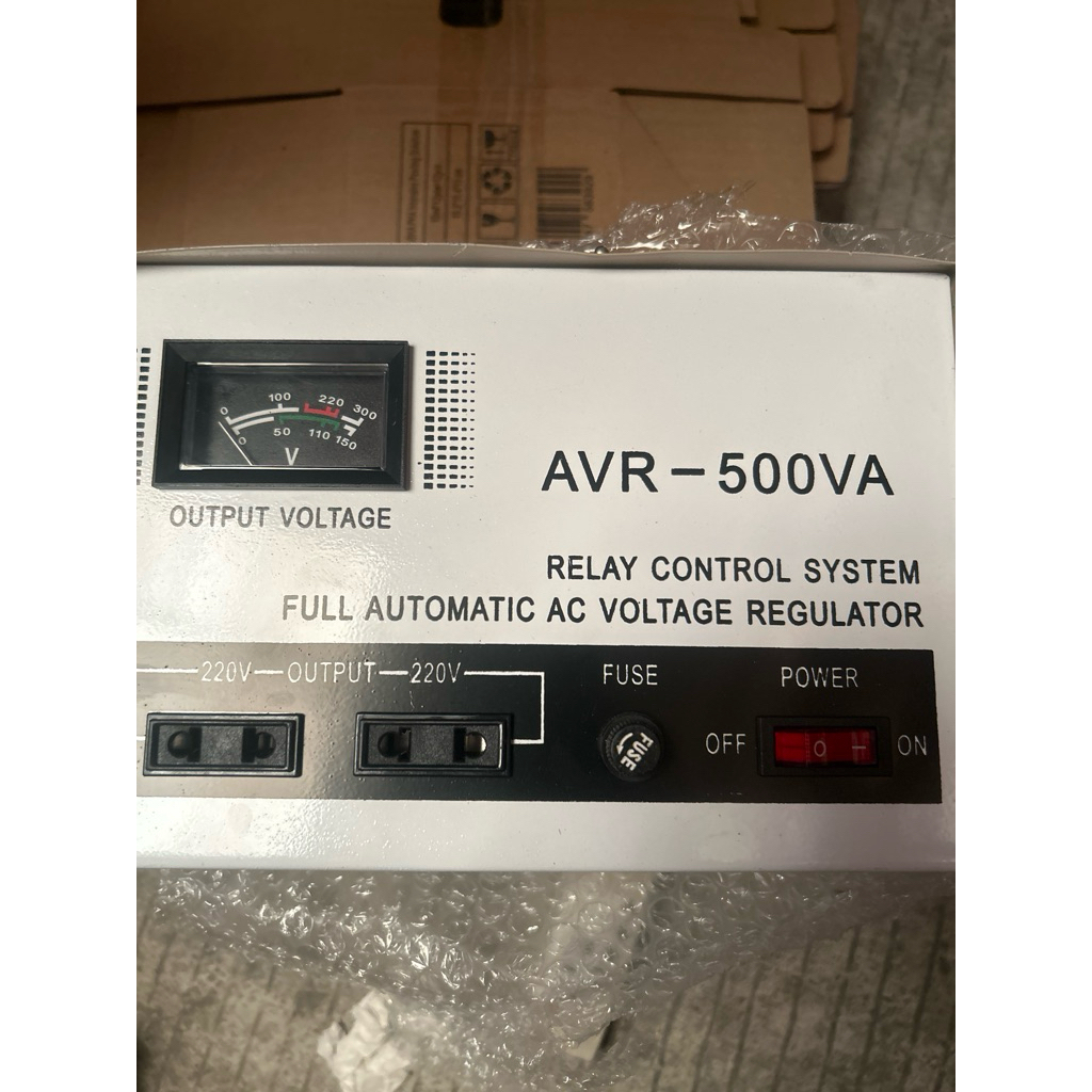 STABILIZER 500VA VOLTAGE LISTRIK SECOND