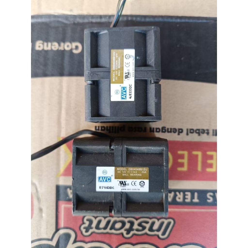KIPAS HIGH DOBEL 4.CM 12V 1.14A
