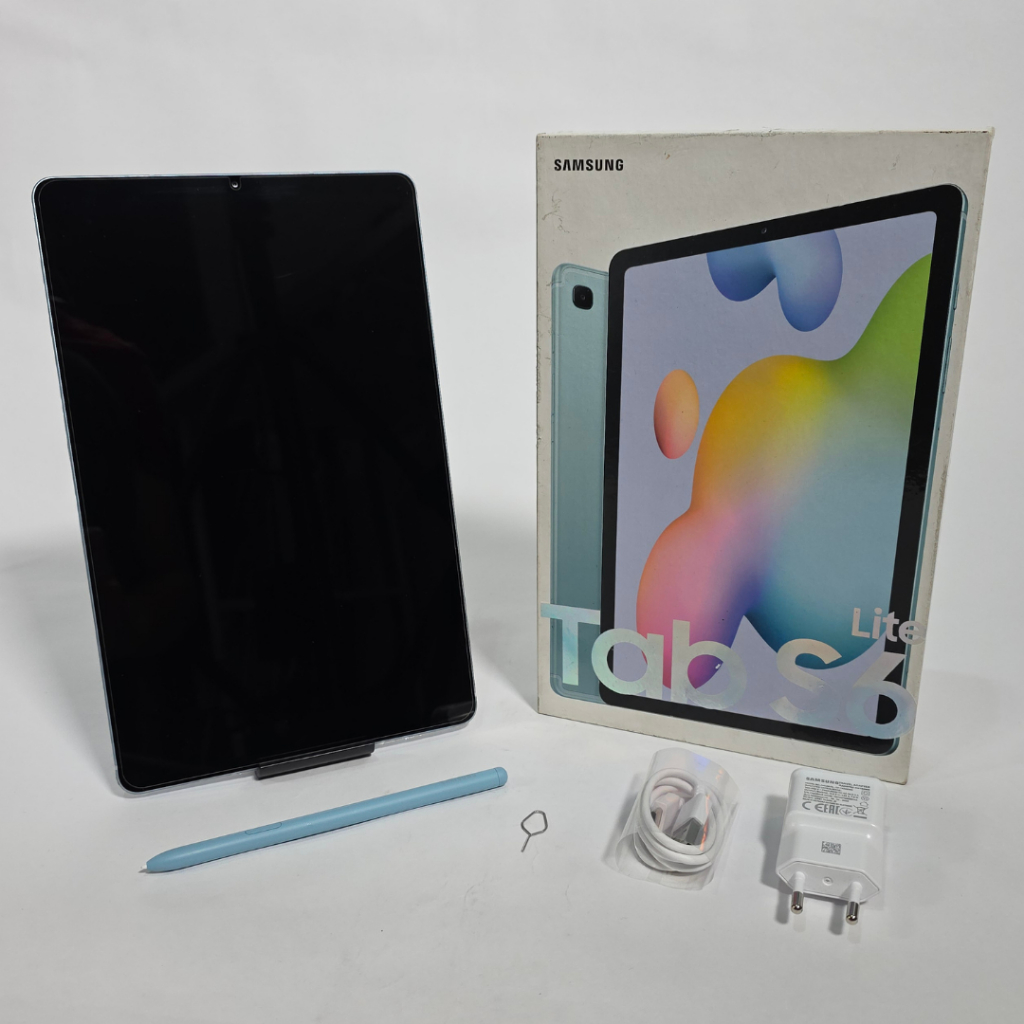 Samsung Galaxy Tab S6 Lite SM-P619 4/128GB Angora Blue | Tablet Android 4/128 SIM + WiFi Bekas Secon