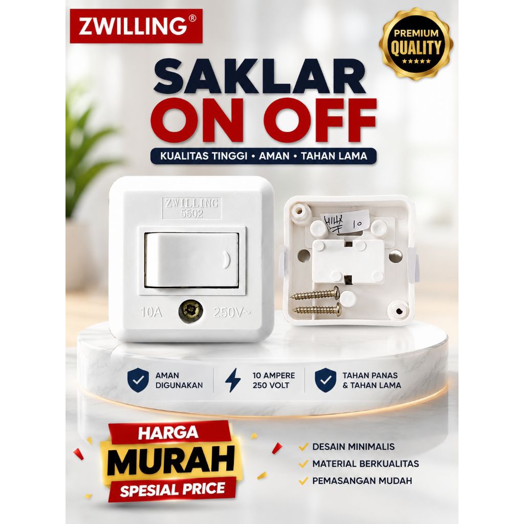 SAKLAR On Off Zwilling