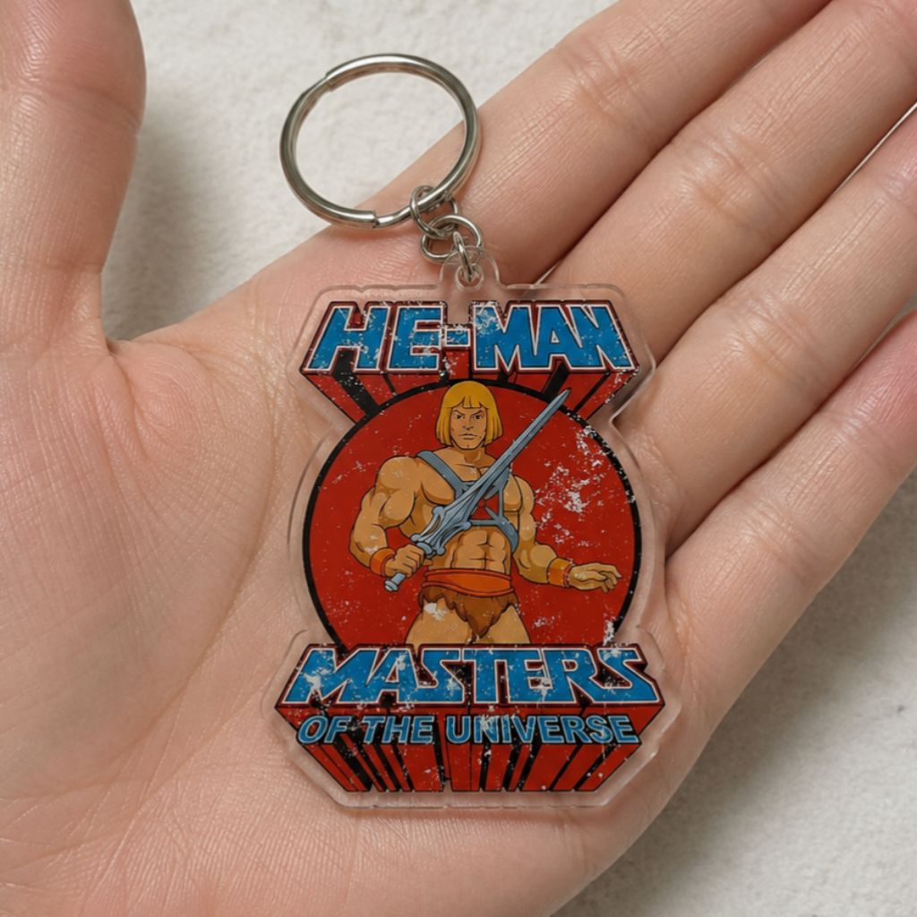 ganci He Man Vintage keychain cartoon gantungan kunci HeMan