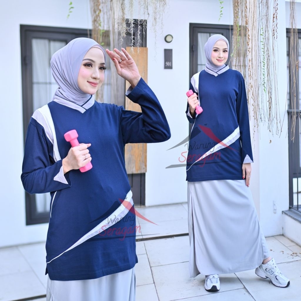 One Set Rok Training Seragam Olahraga Wanita Terbaru