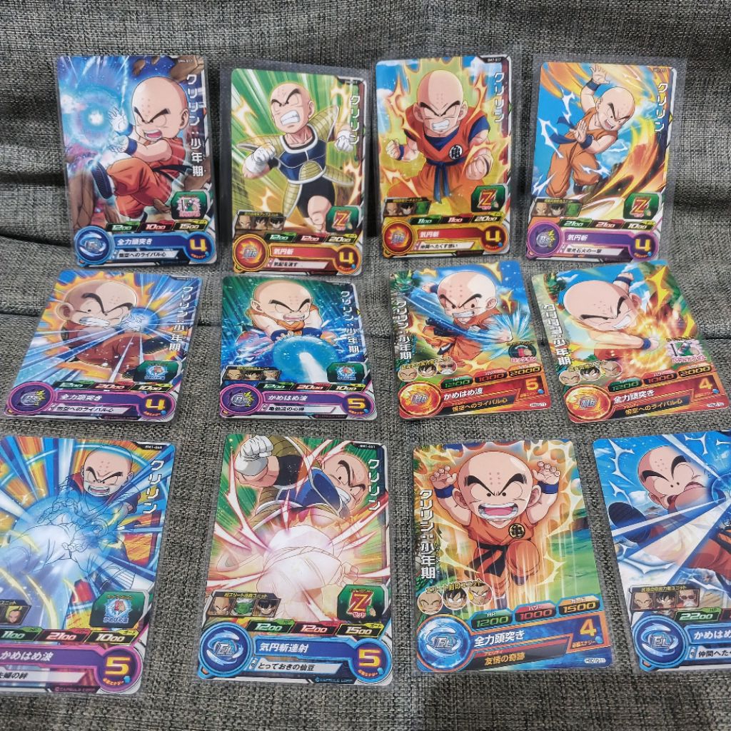 Set Kartu Dragon Ball Sdbh Kuririn Krillin