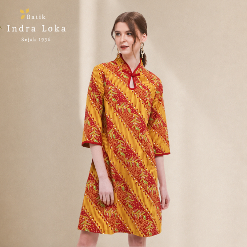 Batik Indra Loka - Dress Batik Wanita