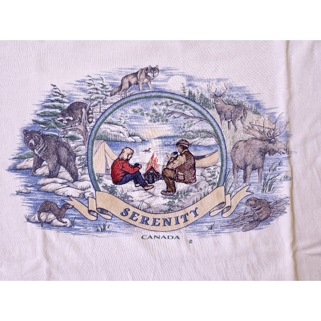 Kaos Vintage 90s Marshland Canada