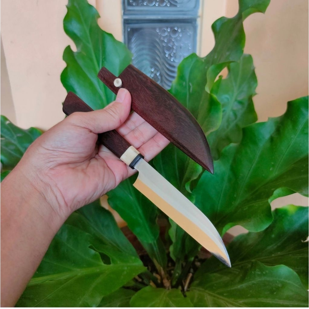 DC11 Handmade Petty Gyuto Japanese kitchen knife. Pisau dapur chef Jepang super tajam dengan baja DC