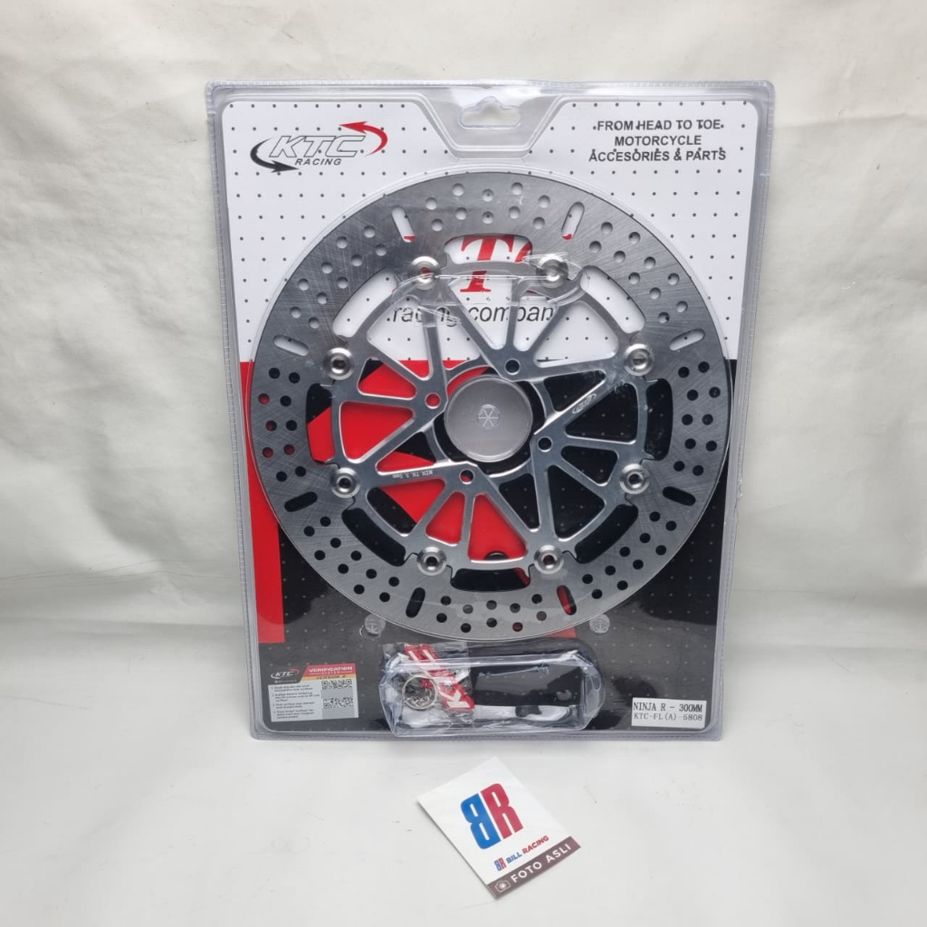 PIRINGAN DEPAN CAKRAM KTC RACING 300MM NINJA R NINJA SS CNC FLOATING BRAKE DISK DISC DISCBRAKE 300 M