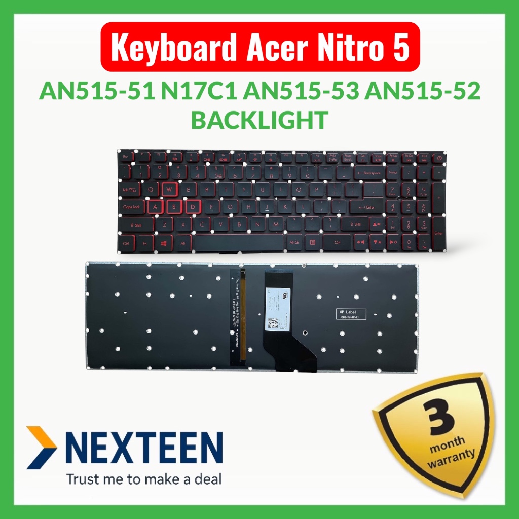 Original Keyboard Acer Nitro 5 7 AN515-41 AN515-43 AN515-44 AN515-51 AN515-52 AN515-53 AN515-54 AN51