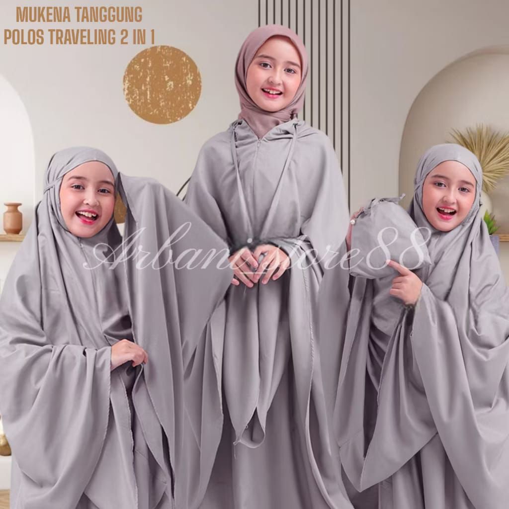 FY-MUKENAH ANAK RESLETING 2 IN 1 TRAVELING , SD , SMP , REMAJA/MUKENAH TANGGUNG KEKINIAN/MUKENAH ANA