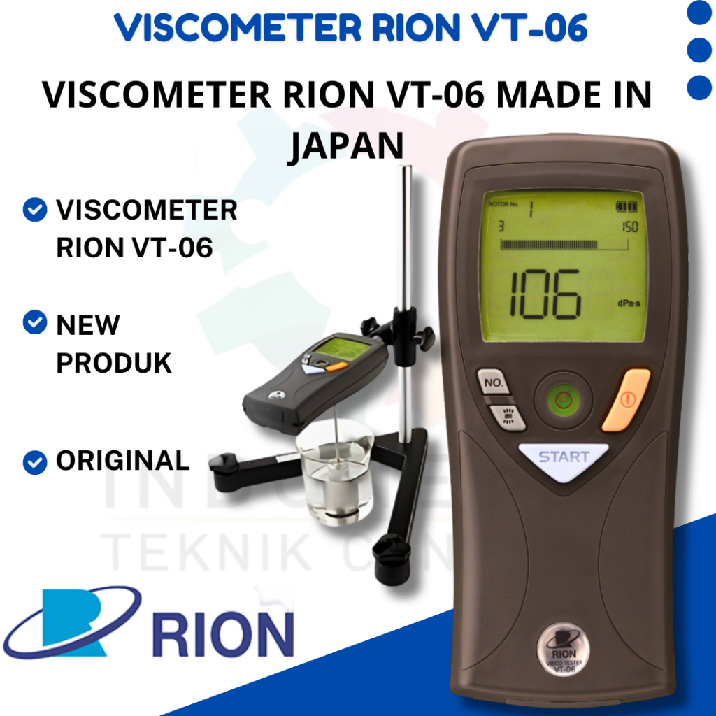 VISCOMETER RION VT-06 MADE IN JAPAN