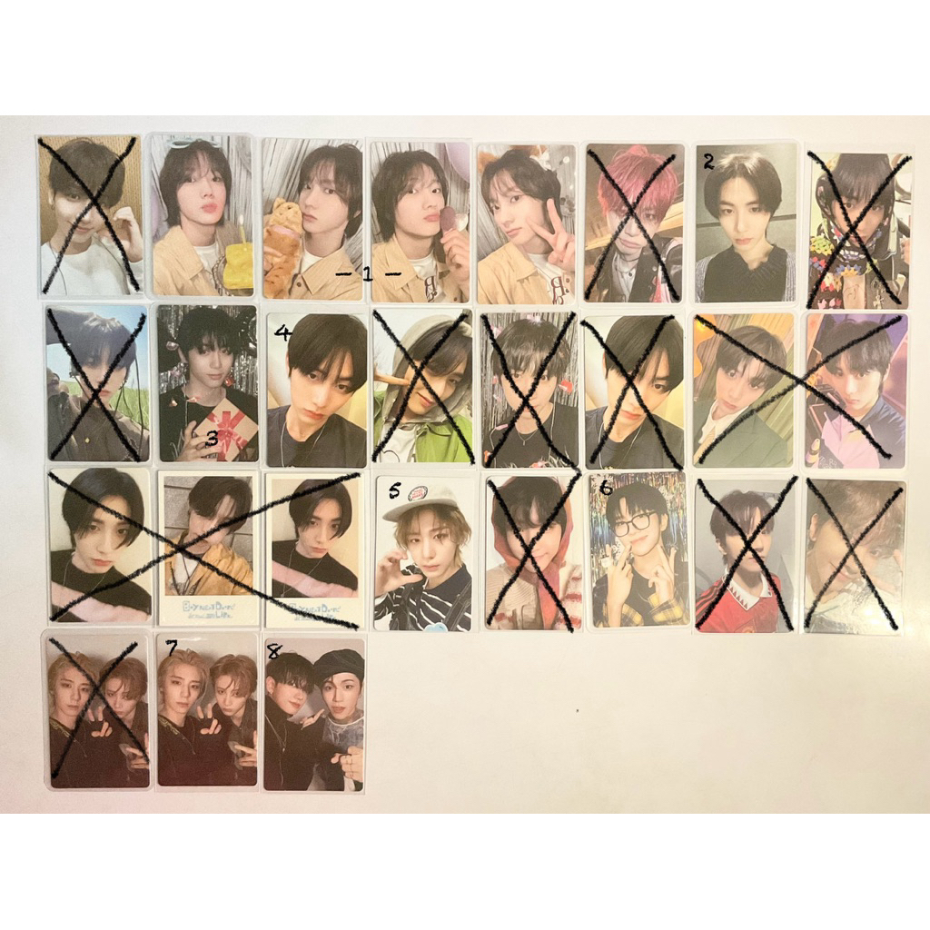 PHOTOCARD OFFICIAL BOYNEXTDOOR JAEHYUN SUNGHO RIWOO TAESAN LEEHAN WOONHAK TAESAN SETRIKA TAESAN POUT
