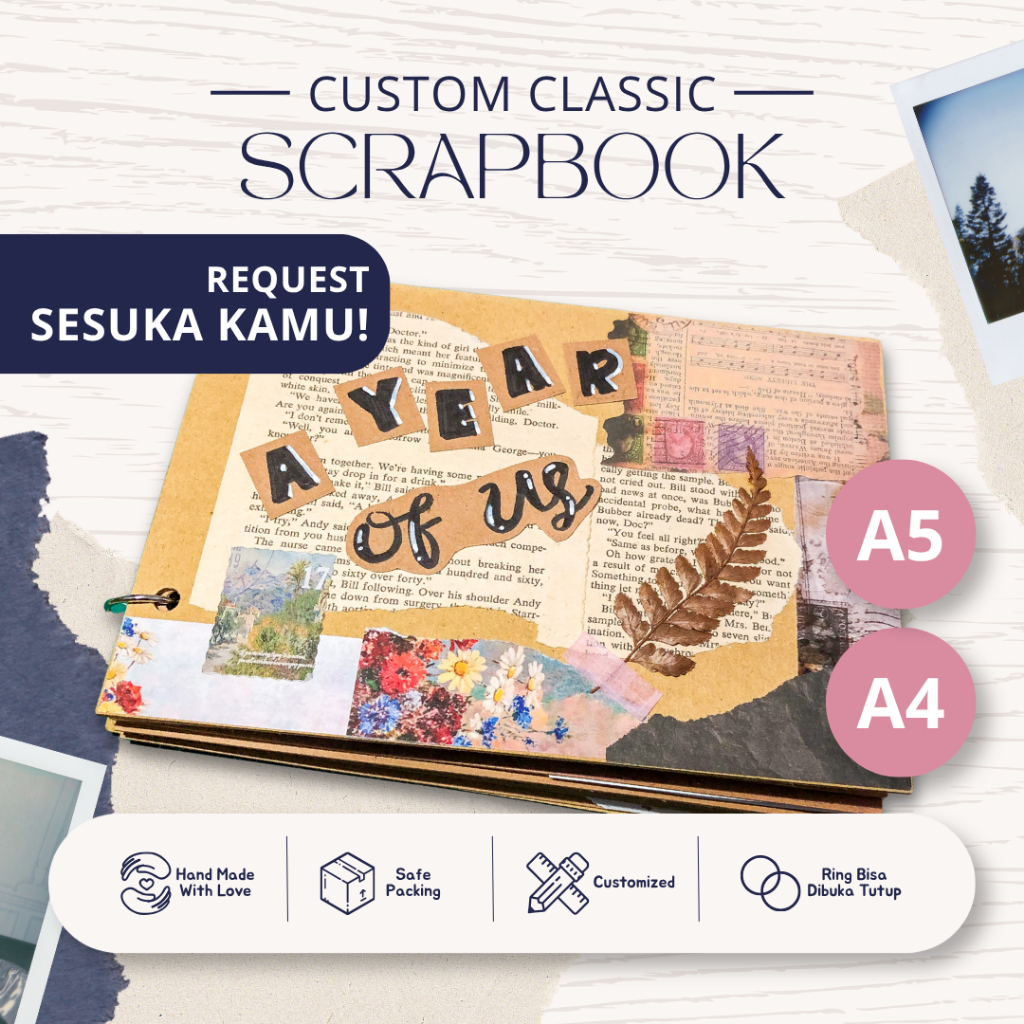 CLAWS | Scrapbook Pop Up Custom | SCRAP BOOK | Hadiah Anniversary | Kado Pacar | Kado Anniversary | 