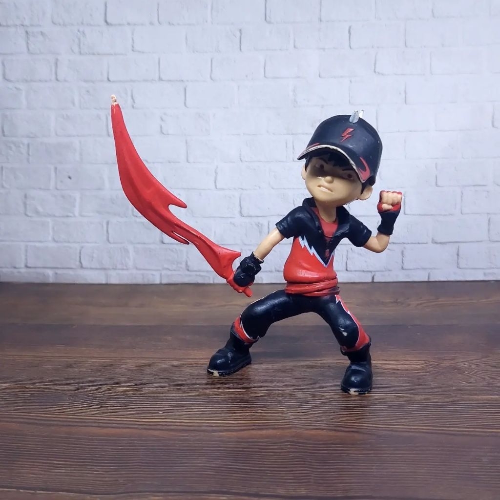 Boboiboy halilintar rare Action Figure murah mainan mcd murah