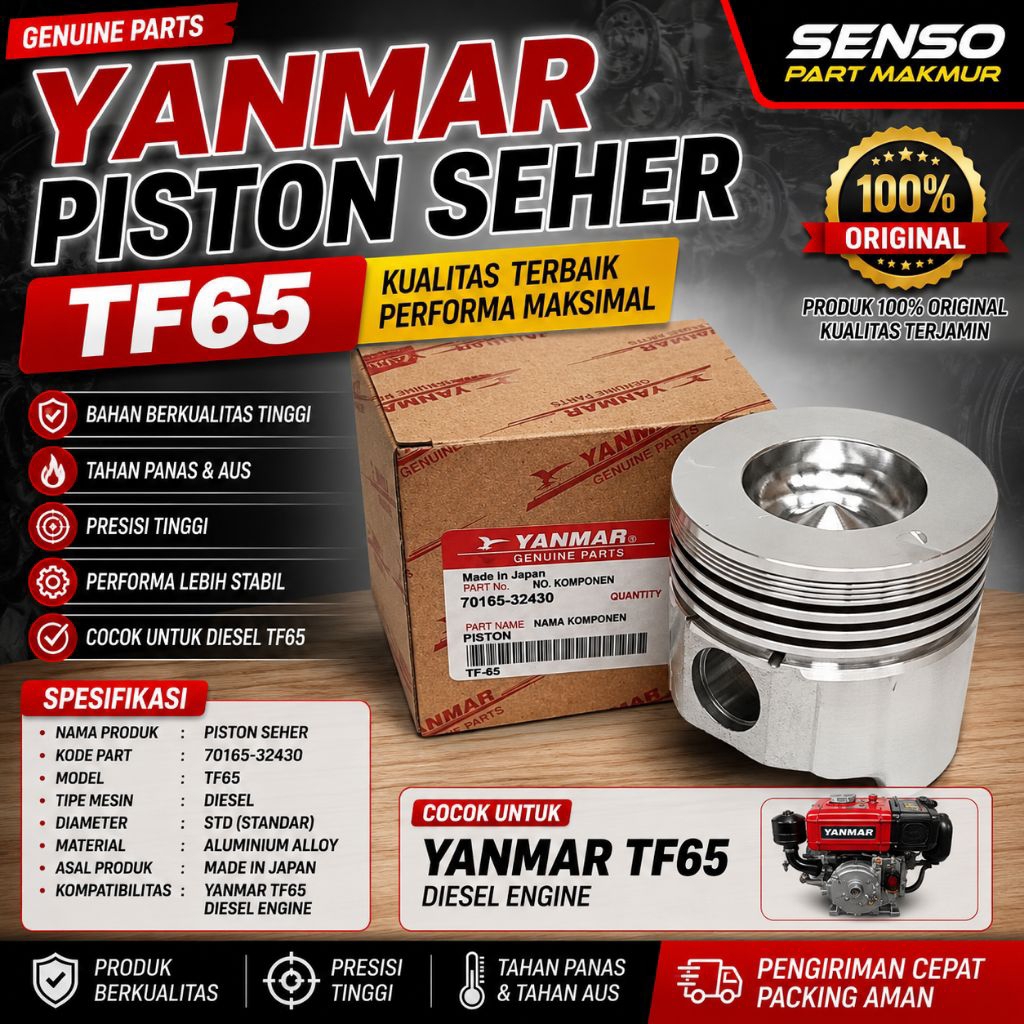 PISTON SEHER TF65 YANMAR DIESEL TF65