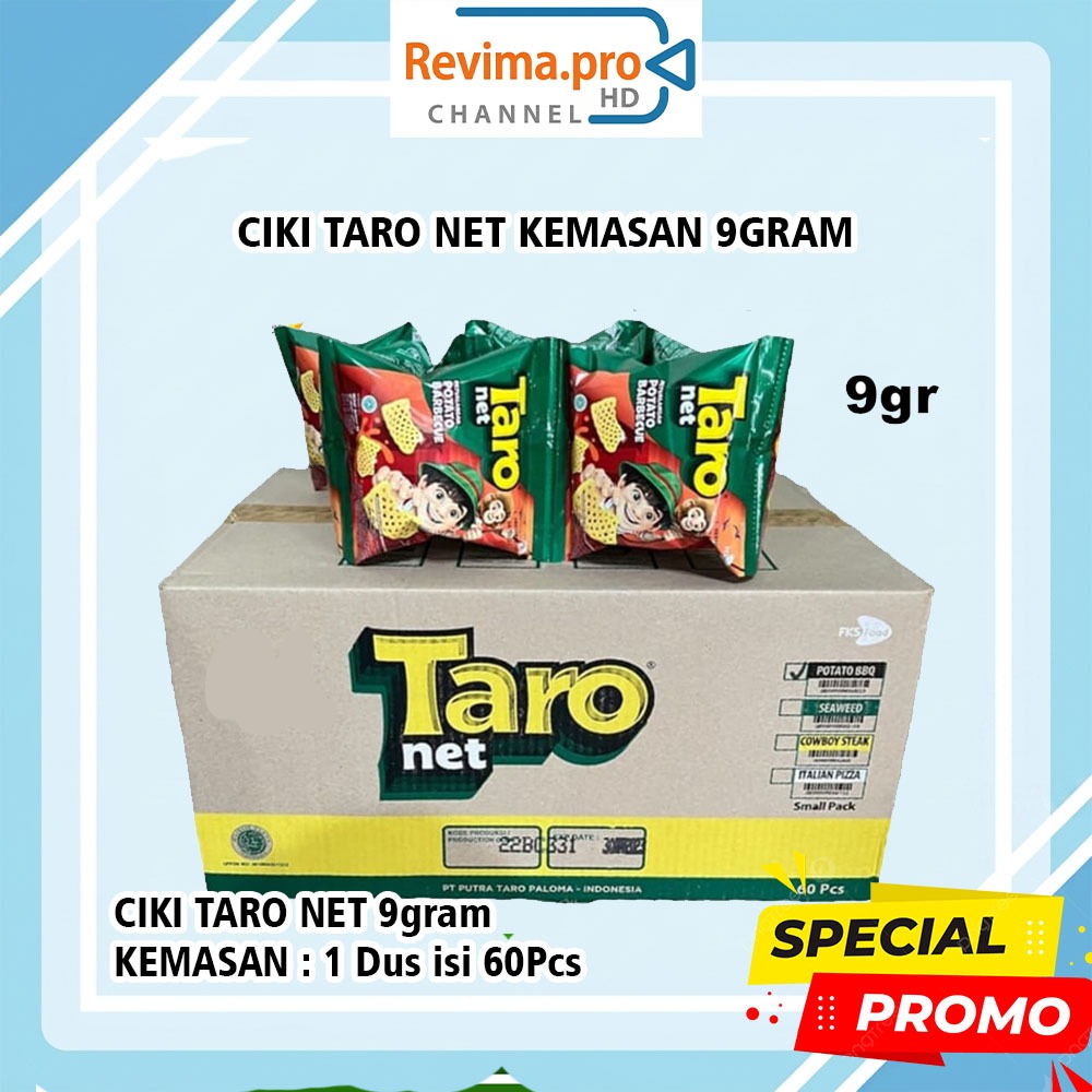 CIKI TARO NET KEMASAN 1 DUS ISI 60 BUNGKUS
