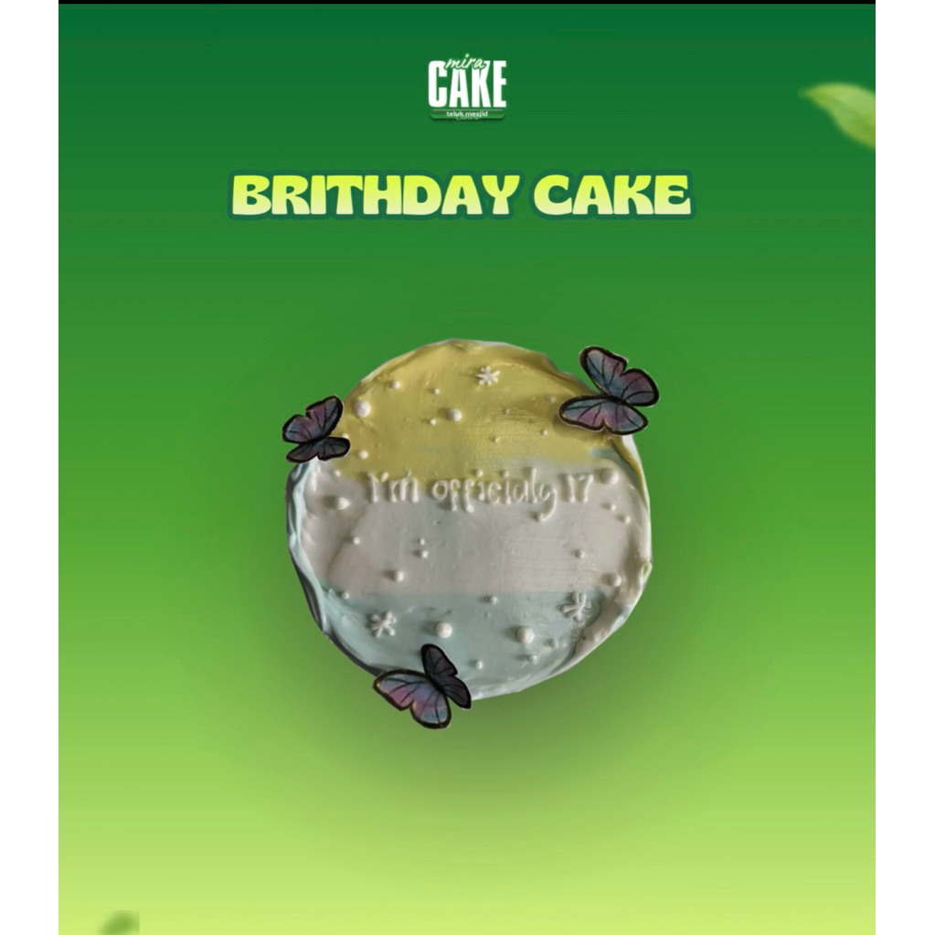 Kue Tart Ulang Tahun Karakter Custom / Birthday Cake Viral ala Korea