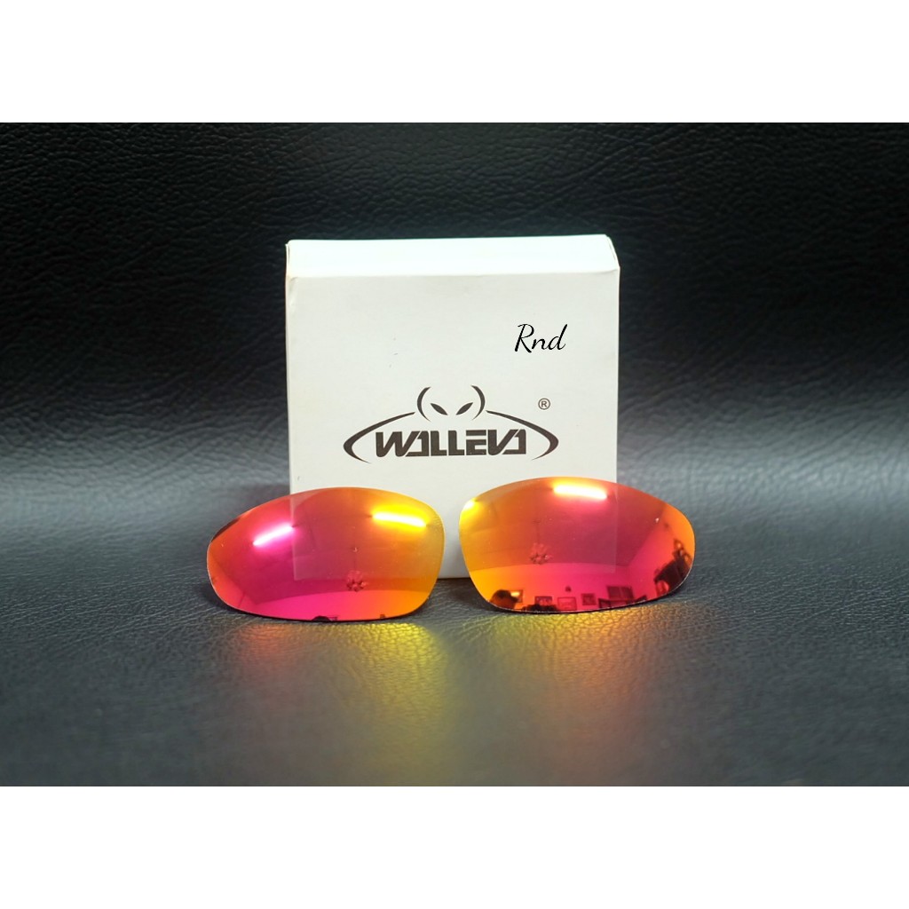 Lensa walleva untuk kacamata oakley Juliet warna Red polarize