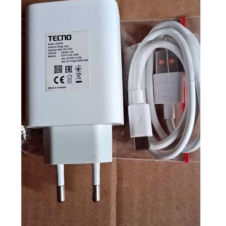 chareger tecno 33 watt copotan hp