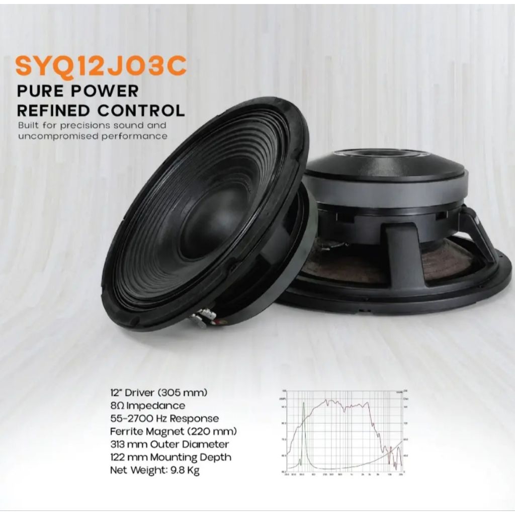 Speaker DEXO SYQ12J03C | Speaker DEXO 12" SYQ12J03C