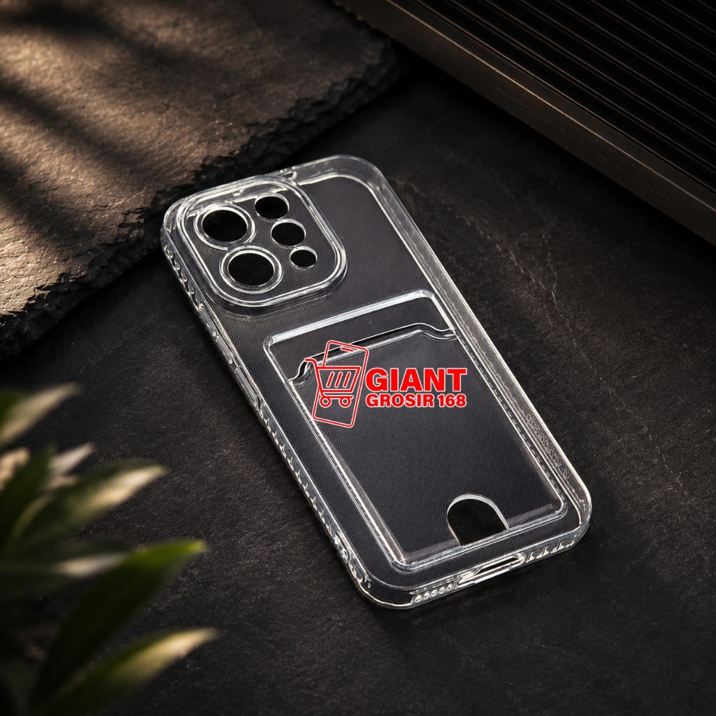Vivo V70 Vivo V70 Fe Clear Card Slot Kartu Bening Case Vivo V70 Vivo V70 Fe