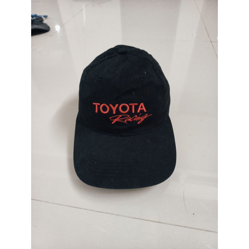 Topi Baseball Bahan katun Bordir Toyota Racing
