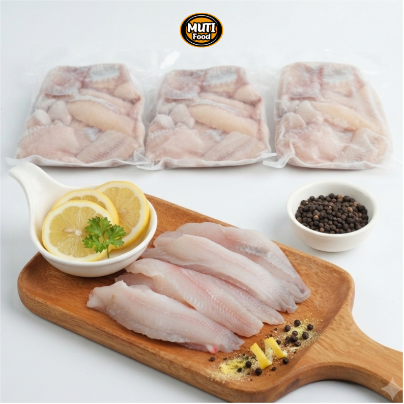 Lele fillet skinless boneless 300gr / lele fillet TANPA PENGAWET (frozen)