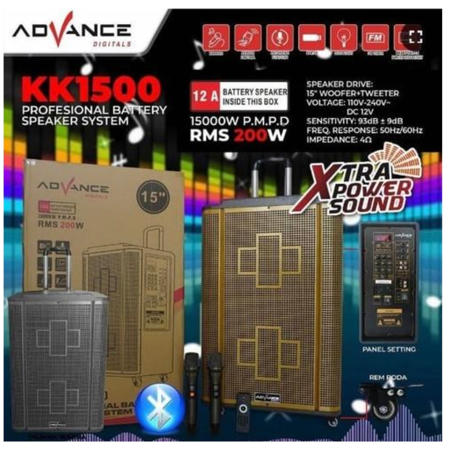 . (INSTAN PLM) ADVANCE SPEAKER KK 1500