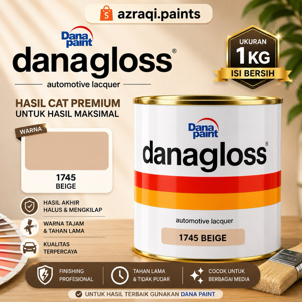 DANAGLOSS NC SOLID BAIGE 1745 ( 1 KG ) CAT BERKWALITAS 100 % ORIGINAL