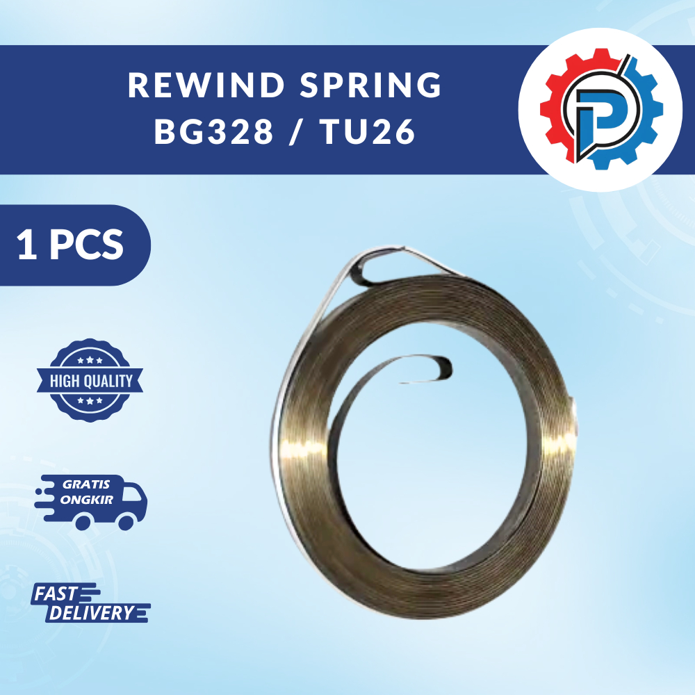 Per Starter Rewind Spring BG 328 TU26 Tarikan Recoil Stater Engkol Mesin Semprot Potong Rumput 318