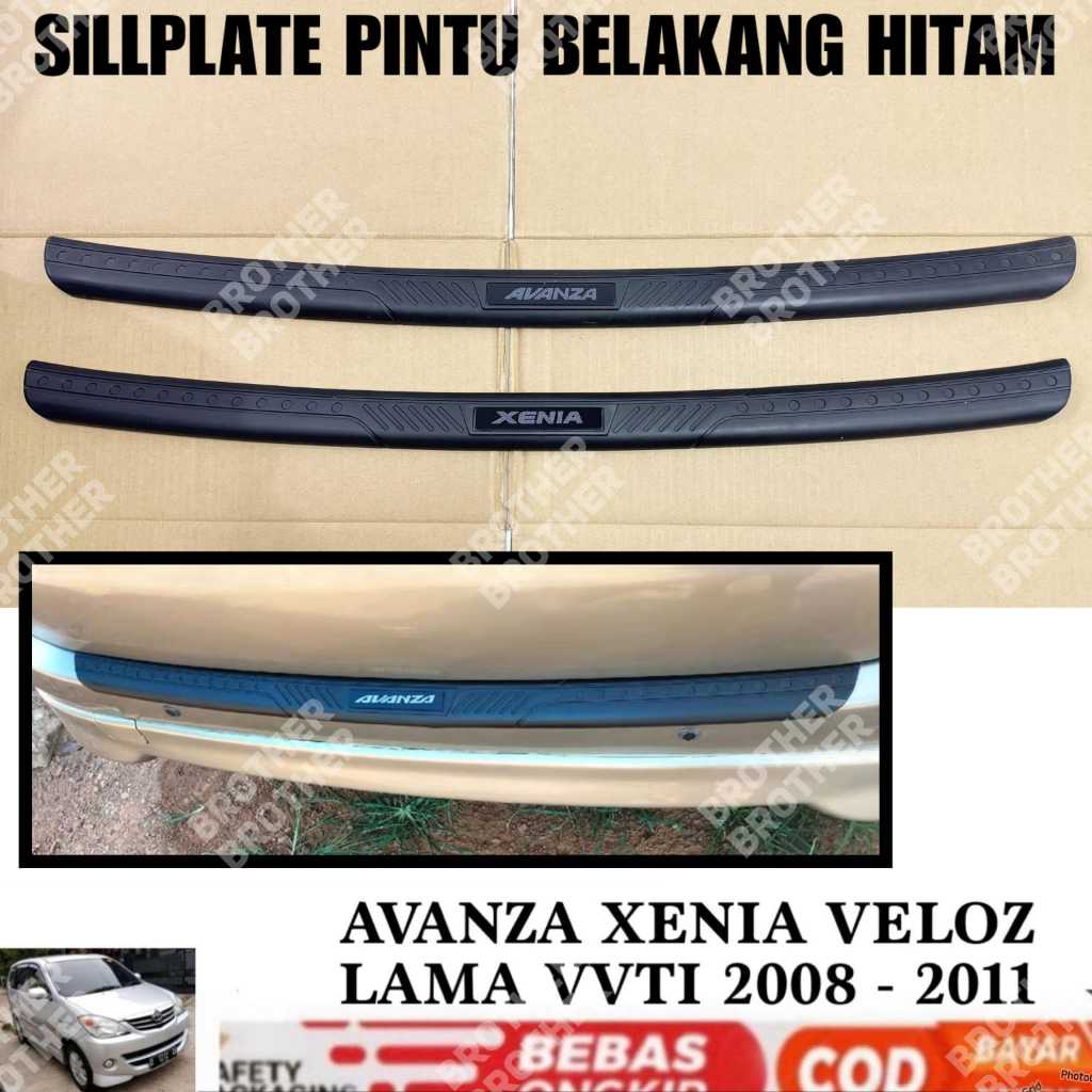 Sillplate Belakang Avanza Xenia 2004 2005 2008 2010 2011 Emboss Hitam