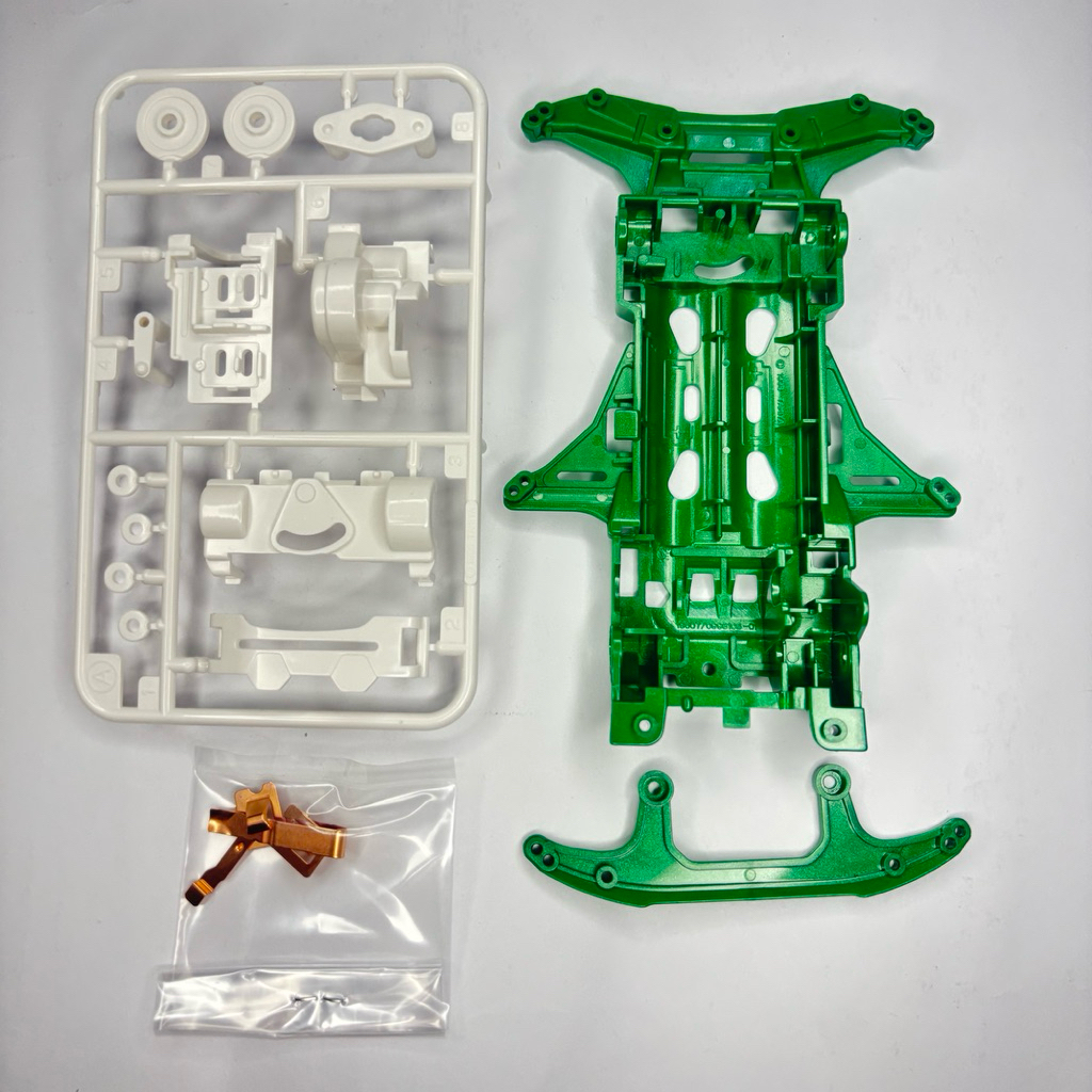 Chassis Tamiya VS Hijau Putih Original Chassis VS