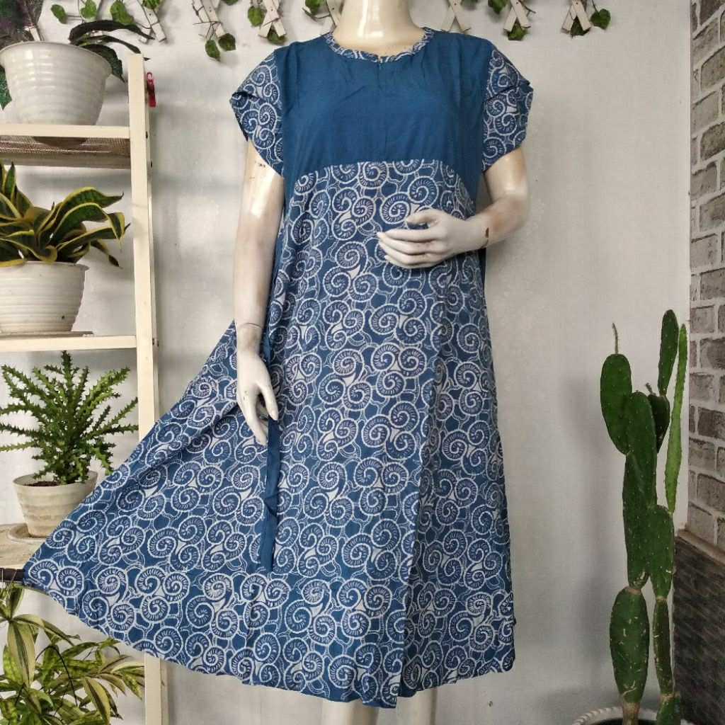 Qonita Ori (Ld110,pb110) Daster Batik Pekalongan Busui Meka